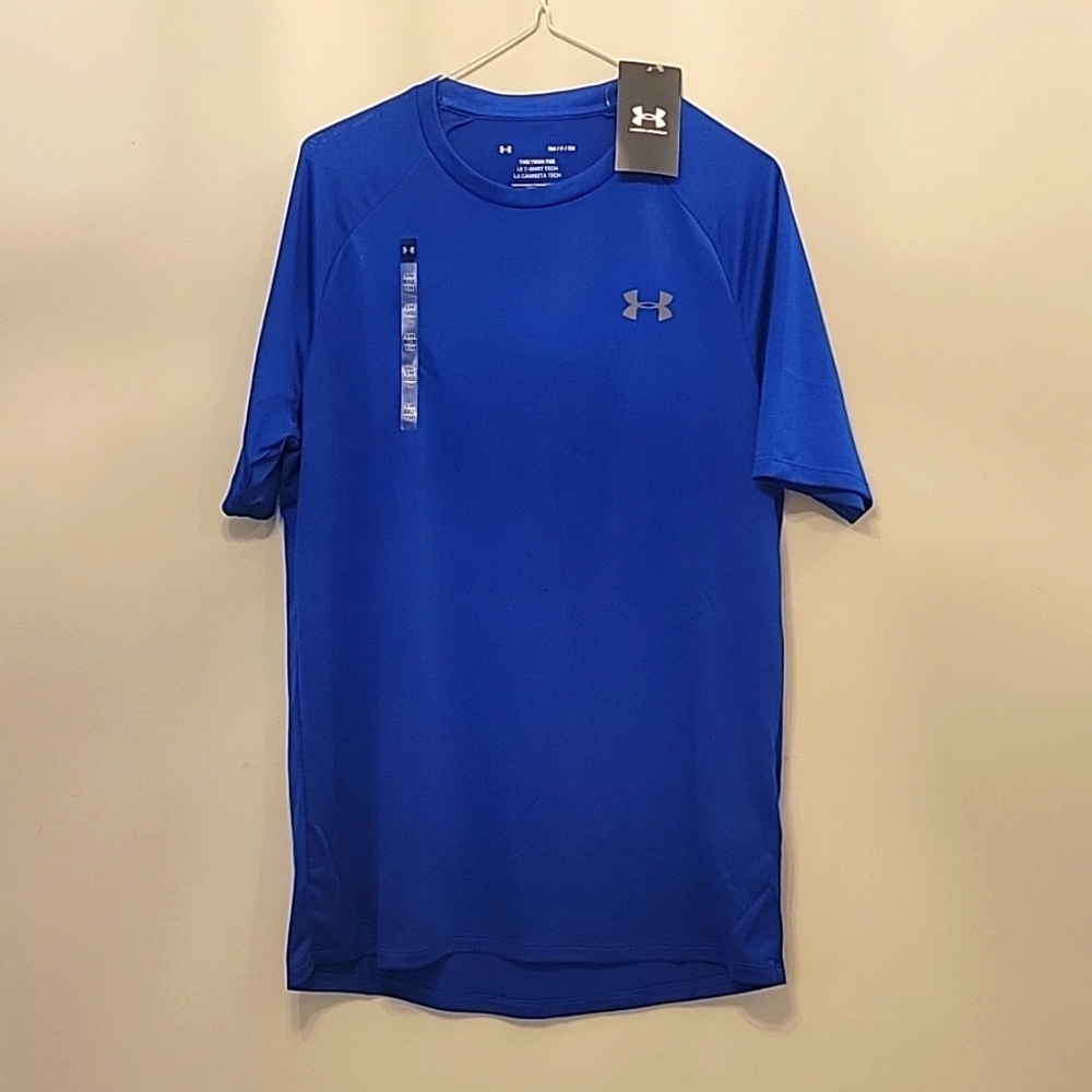 Under Armour Blue The Tech Tee. Mens small